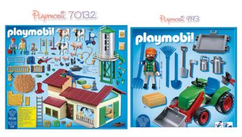 Grande ferme playmobil (2 playmobil en 1)