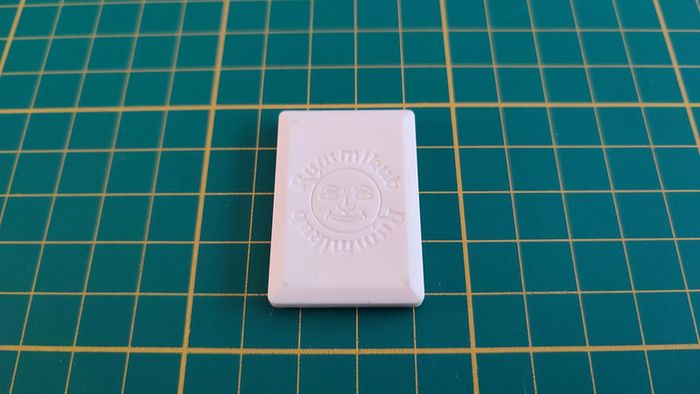 Tuile chiffre 5 cinq orange pièce détachée L'original Rummikub chiffres M&M Ventures 2014 #C39 - photo numéro 2