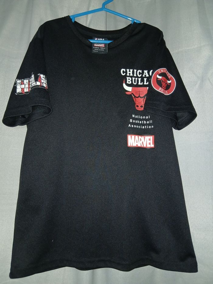 T-shirt manches courtes 9/10 ans  Chicago Bulls hulk - photo numéro 6