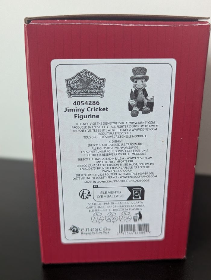 Figurine Jiminy cricket Disney traditions - photo numéro 3