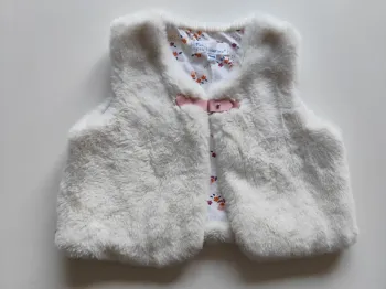 Gilet moumoute sans manches 24 mois
