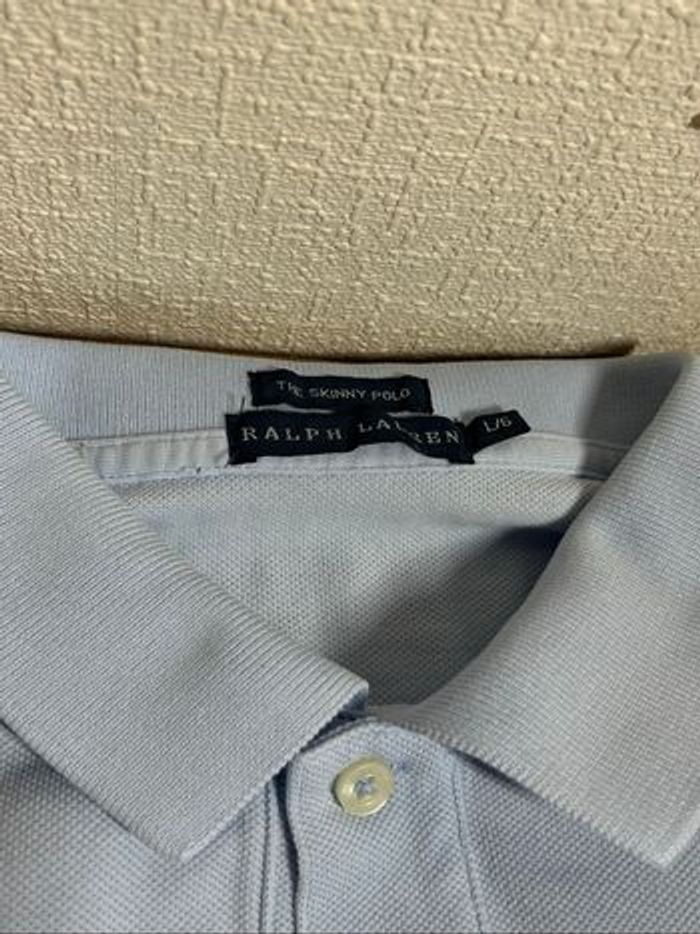 Polo Ralph Lauren Bleu Clair Taille L Femme - photo numéro 4