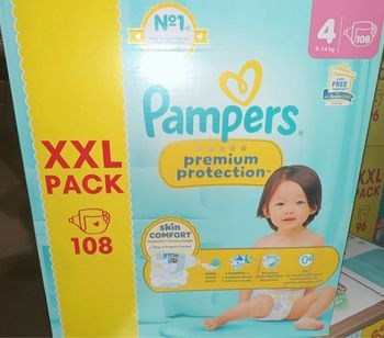 Paquets pampers premium protection pack XXL-taille 4