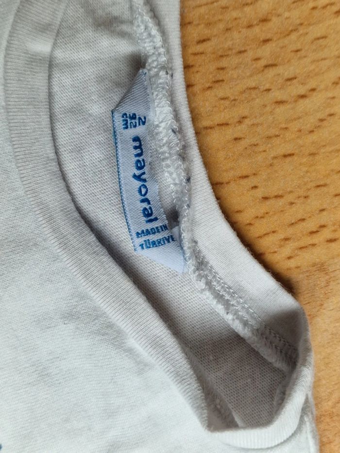 Lot 2 Tee-shirt Mayoral fille 2 ans - photo numéro 7