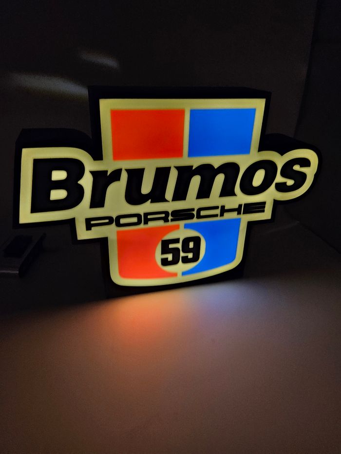 Lampe lumineuse à led porsche Brumos
