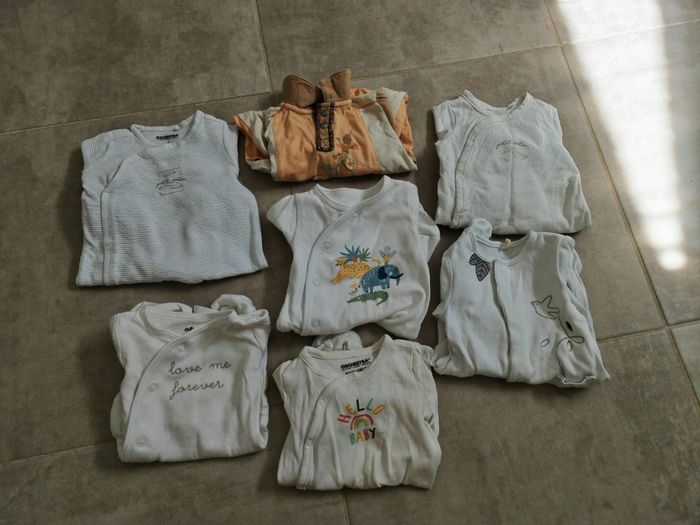 Lot pyjama coton 1 mois