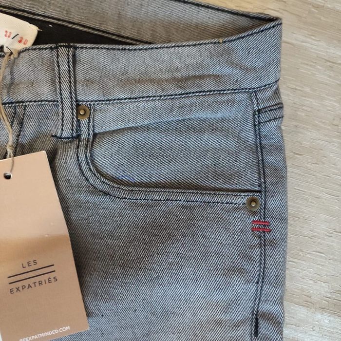 Jean unisexe denim retourné taille 23/30 Les expatriés - photo numéro 7