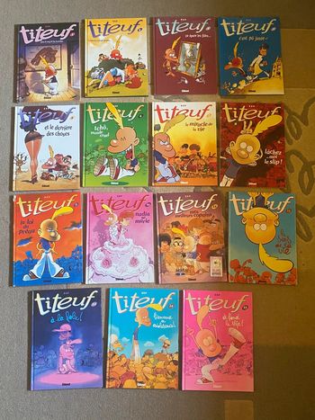 Collection BDs Titeuf numéros 1 à 15