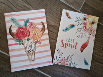 Lot de 2 petits cahiers