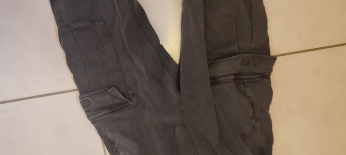 Cargo gris delavé 12 13 ans garcon - photo numéro 8