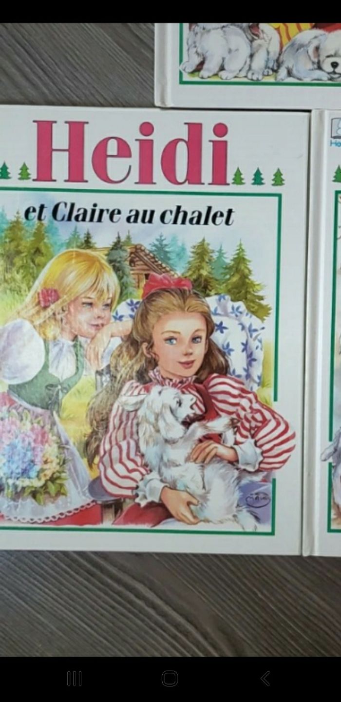 Livre Heidi et Claire au Chalet