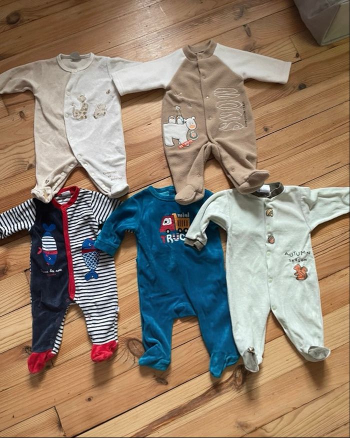 5 pyjamas 3 mois
