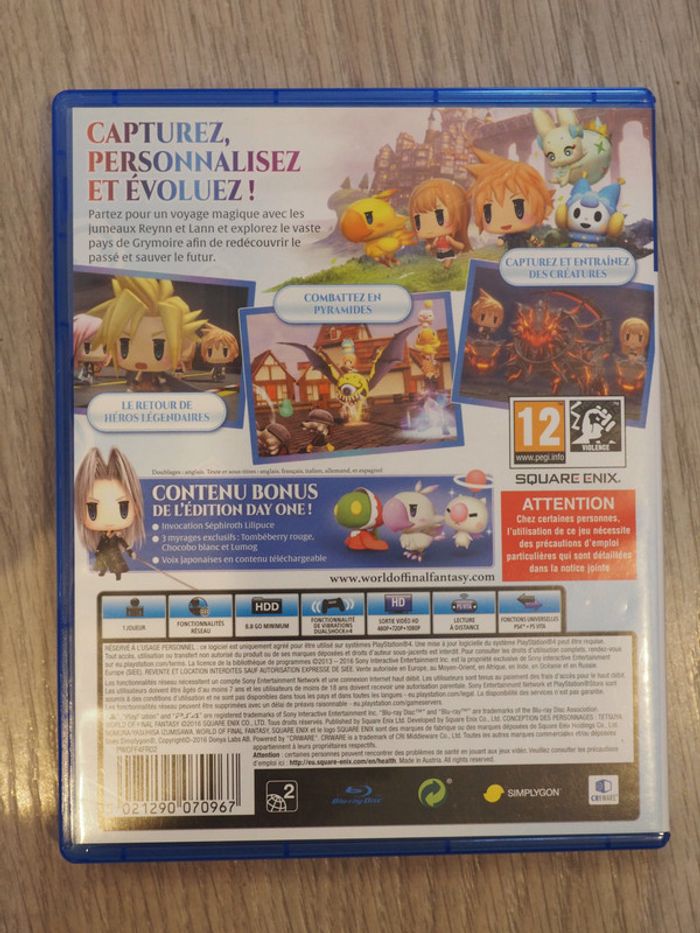 World of Final Fantasy PS4 - photo numéro 2