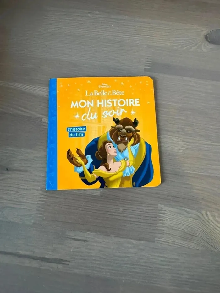 Livre Disney "La Belle et la Bête" - Très bon état (coin corné)