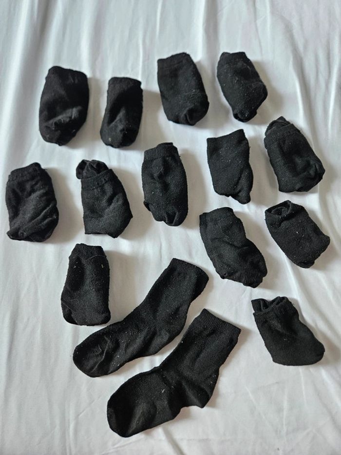 Lot de 16 paires de chaussettes fines