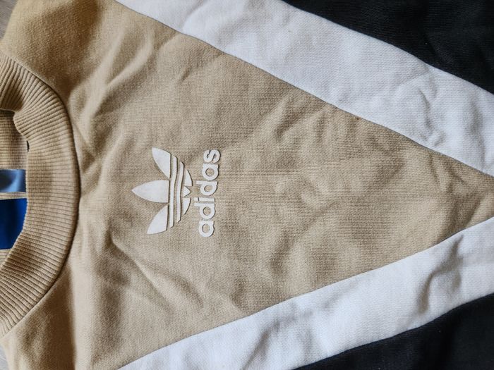 Adidas Originals Sweat Vintage Trefoil V-Design – Taille S - photo numéro 2