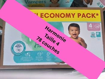 Pampers taille 4 harmonie