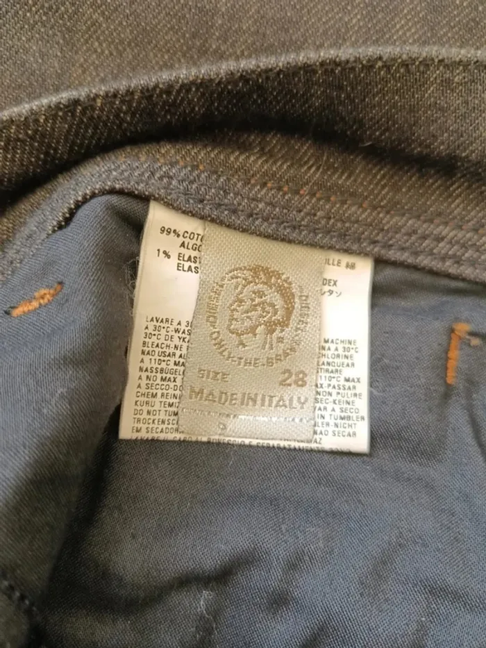 Jean Diesel modéle liv, coupe slim fit,taille basse,stretch - photo numéro 10
