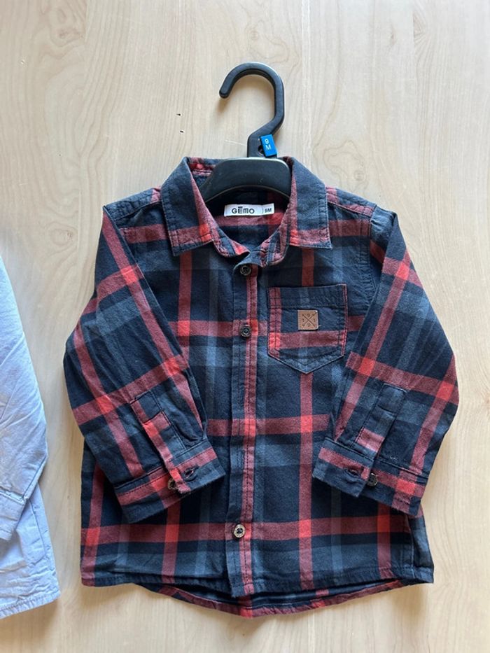 Lot 2 chemises 9mois - photo numéro 3