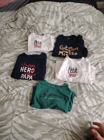 Lot t shirt manche longue 18 mois