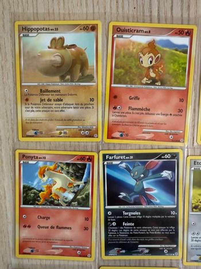 Lot de 19 cartes Pokémon Diamant et Perle FR - photo numéro 2
