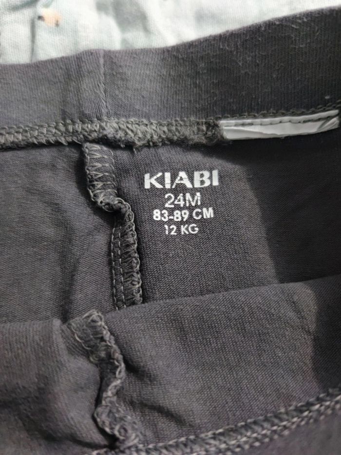 Legging/caleçon gris T.24 mois - photo numéro 2