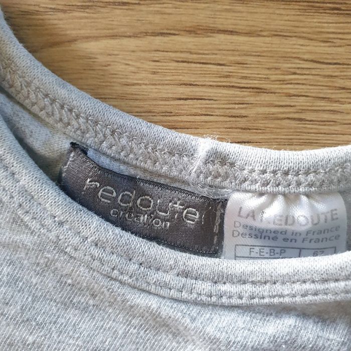 💚 Tee-shirt ML 67 cm 6 mous La Redoute #emyfleury_6moisgarçon - photo numéro 2