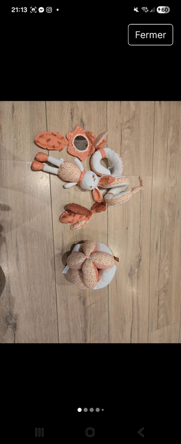 Balle sensorielle +spirale d’activités