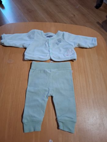 Ensemble vert/bleu