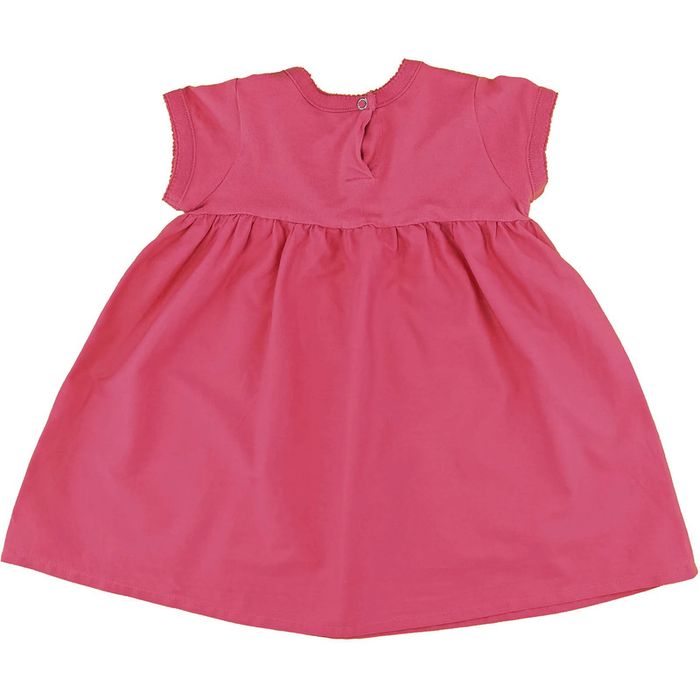 Robe à manches courtes 6 mois en coton Petit Bateau - photo numéro 2