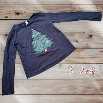 🎄✨ T-shirt Okaïdi – Spécial Noël  8 ans ✨🎄