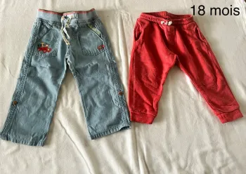 Lot pantalon 18 mois