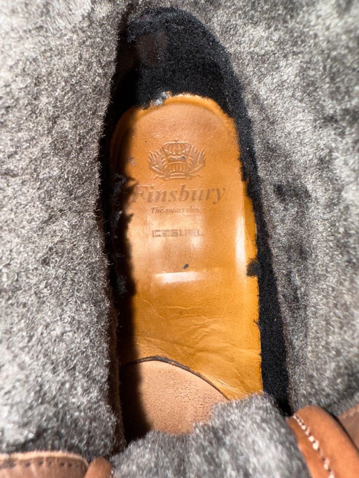 Bottes en cuir marron avec intérieur polaire Finsbury Taille 41 - photo numéro 6