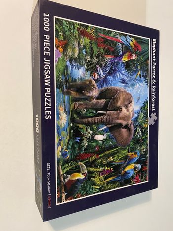 Puzzle Éléphant Parrot Rainforest  1000 pièces 