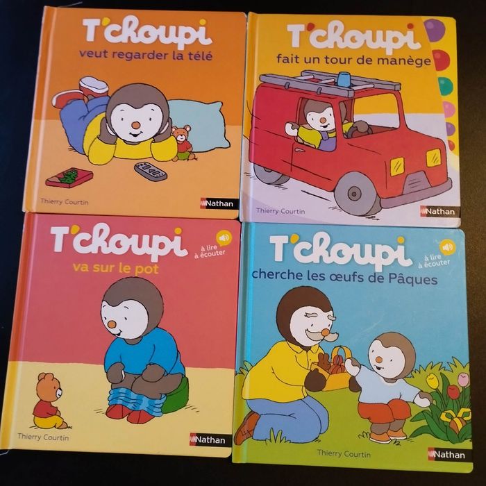 Lot livres enfant Nathan T'choupi