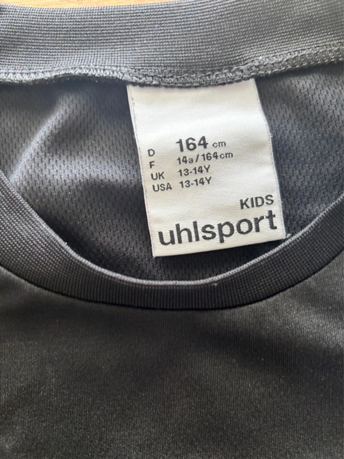 T-shirt manches longues gardien foot Uhlsport taille 14 ans - photo numéro 2