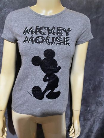 Teeshirt Mickey Mouse avec perles et motifs taille 13/14 ans