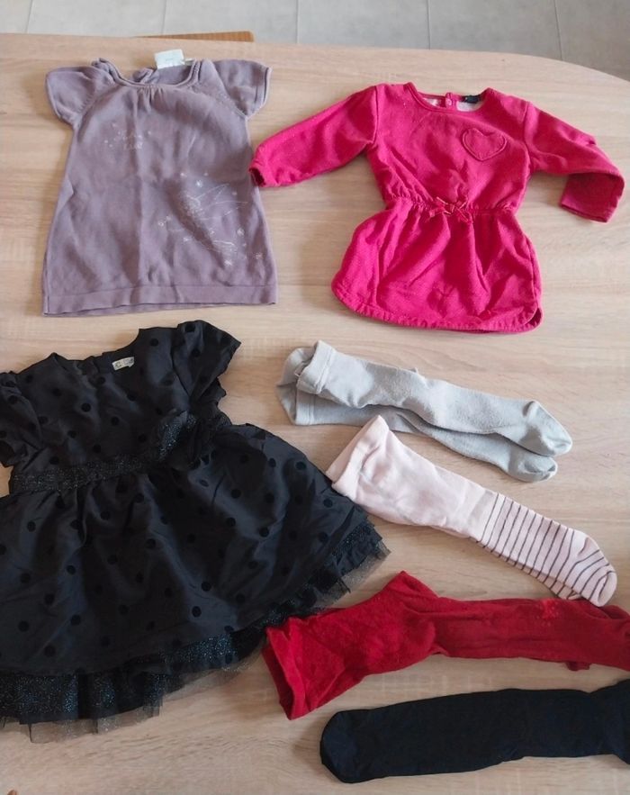 Lot 12 mois fille mi saison hiver - photo numéro 3