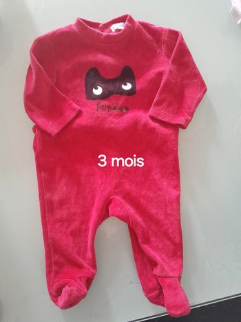 Pyjama rouge 3m