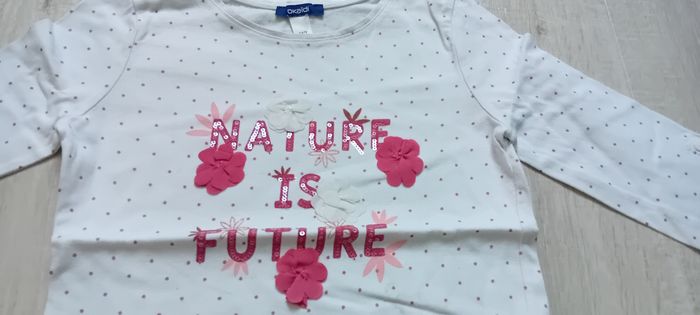 T-shirt ML Okaïdi 8 ans - photo numéro 2