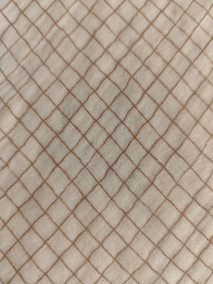 Doudou plat lapin crochet gaze de coton fait main - photo numéro 5