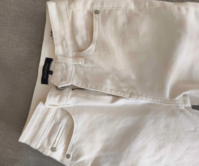 Jean Blanc Slim Fit Bonobo 34/24 - photo numéro 7