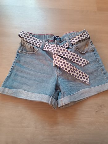 Short en jeans