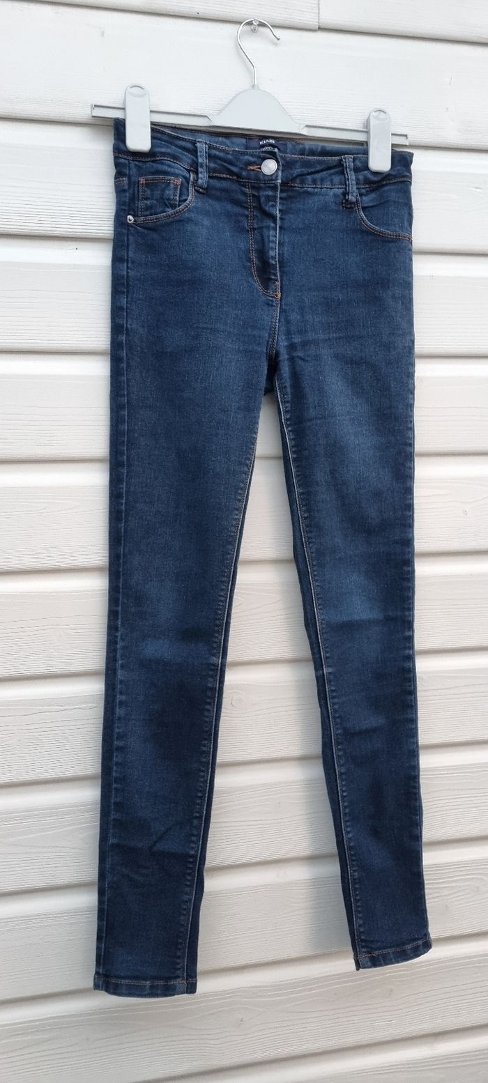 Jean skinny fit bleu marine taille 12 ans Kiabi - photo numéro 2