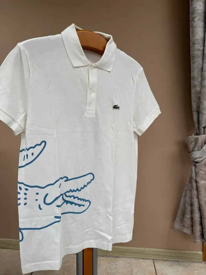 polo Lacoste blanc - photo numéro 2