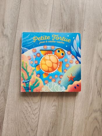Livre petite tortue joue à cache cache