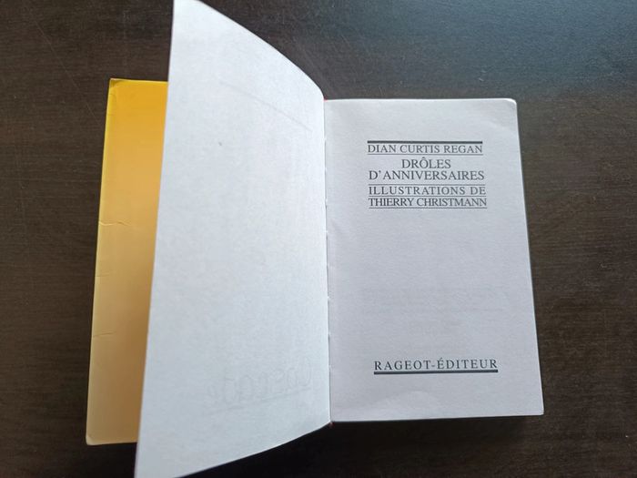 Livre DRÔLES D'ANNIVERSAIRES - Dian Curtis Regan - photo numéro 2