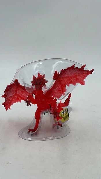 Figurine Dragons rouge transparent Plastoy neuf