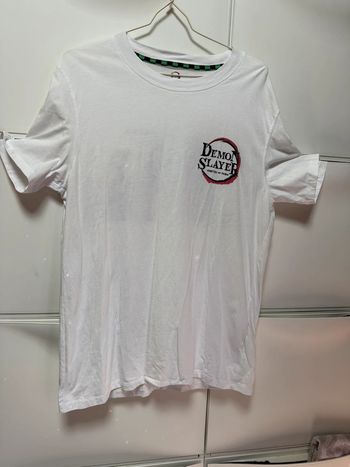 T-shirt blanc celio collection démon slayer taille l