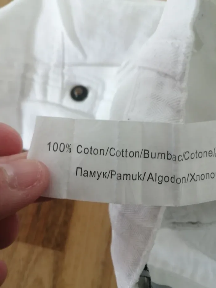 Pantalon bermuda tape à l'œil blanc - photo numéro 6